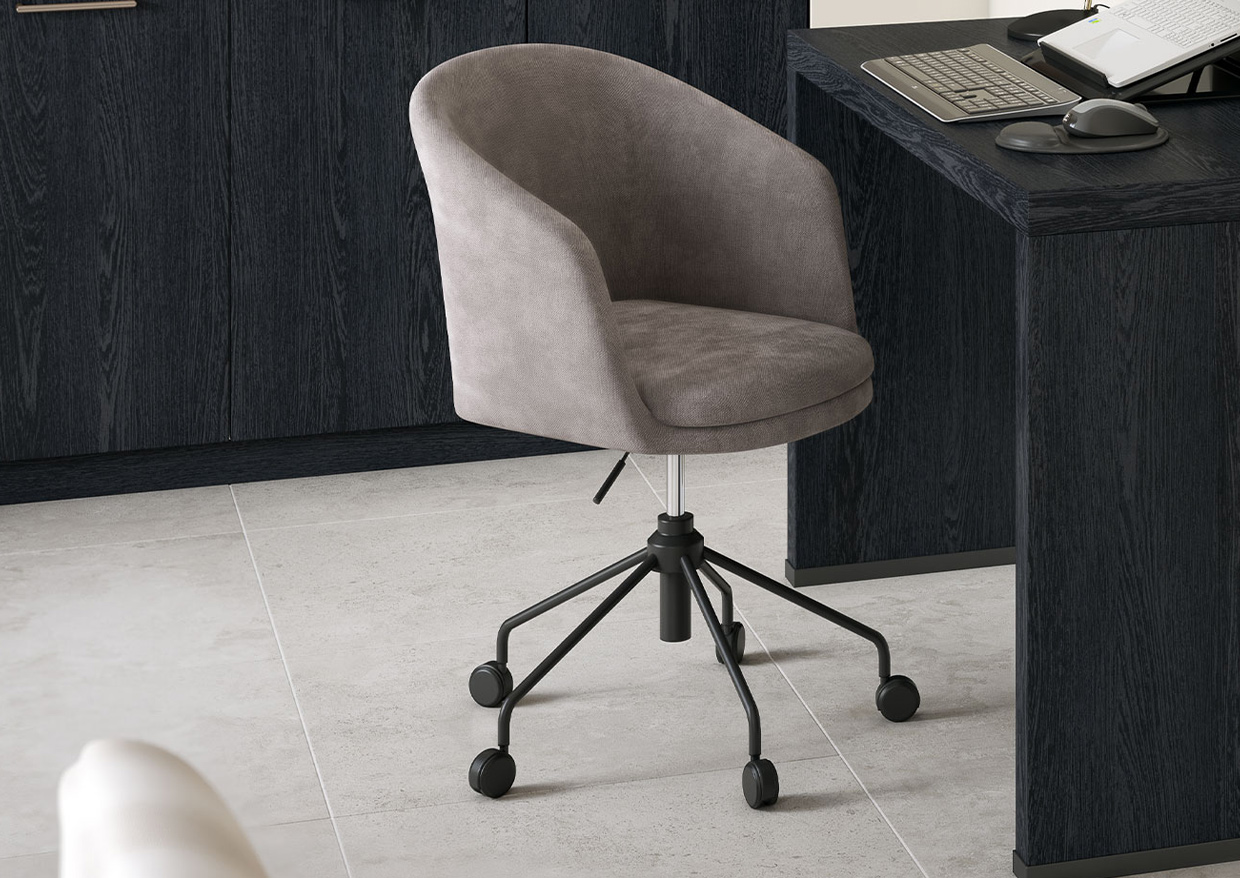 Bureau 120cm chêne Nero Linea
