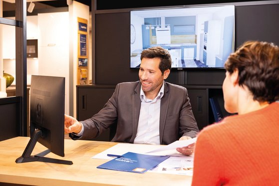 Keukendevis met realistisch 3D‑plan