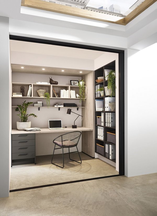 [Translate to Dutch:] Bureau télétravail sur mesure par ixina