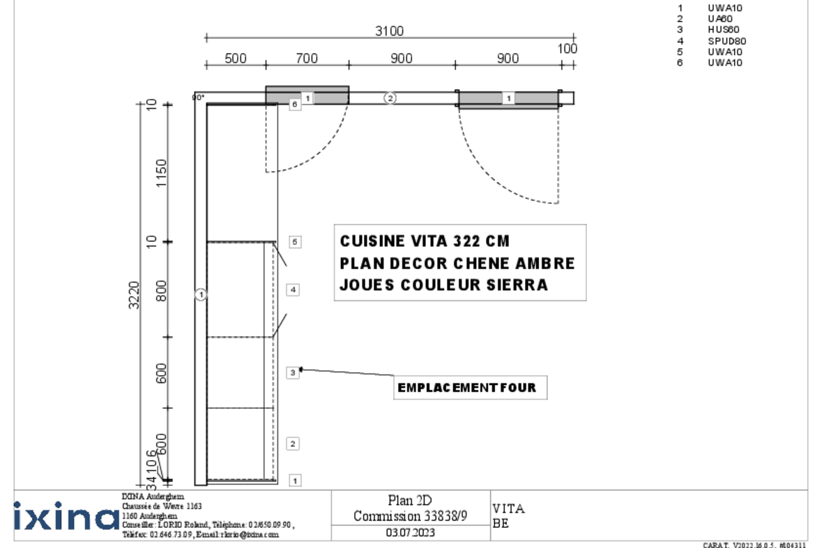 Nos cuisines d'expo Ixina Belgique